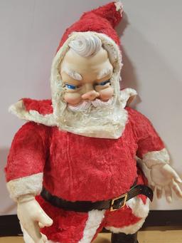 Lot of 7, Vintage Santa Claus Plush