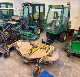 John Deere F1145 Commercial 72in Front Mow Lawn Tractor, Runs, w/ Key, 1,577 Hrs