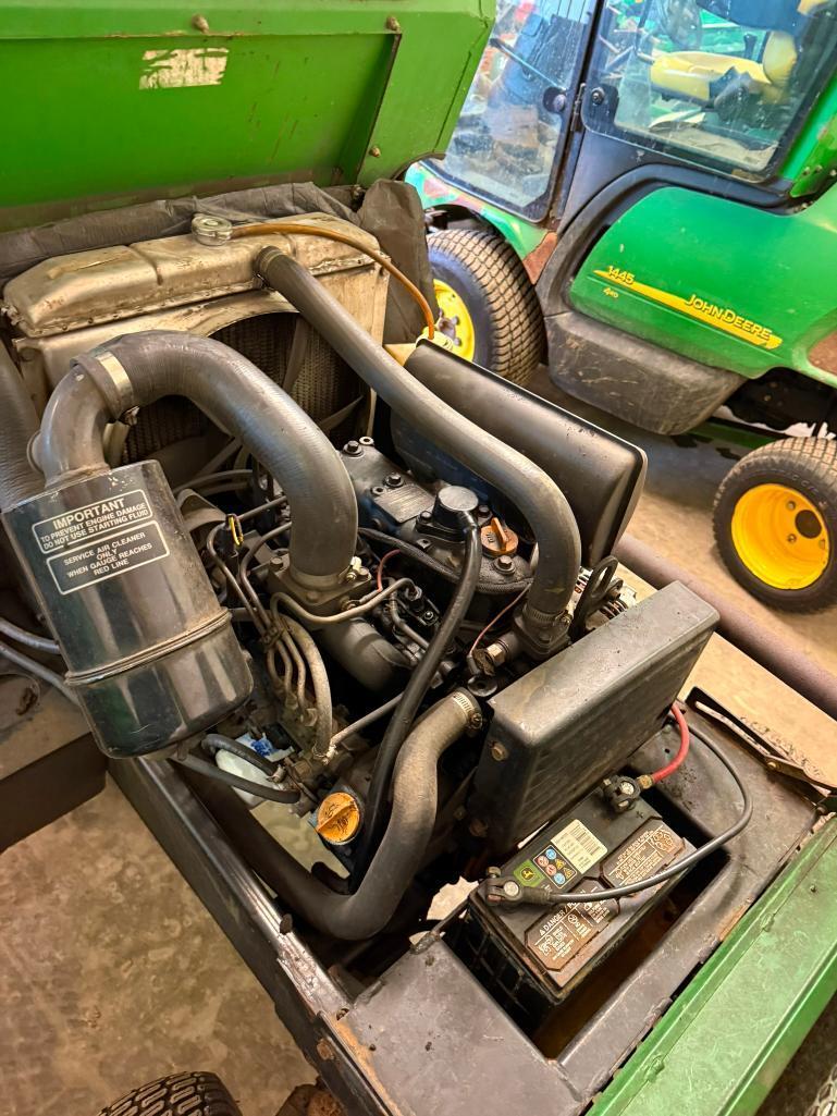 John Deere F1145 Commercial 72in Front Mow Lawn Tractor, Runs, w/ Key, 1,577 Hrs