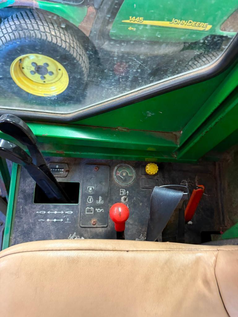 John Deere F1145 Commercial 72in Front Mow Lawn Tractor, Runs, w/ Key, 1,577 Hrs