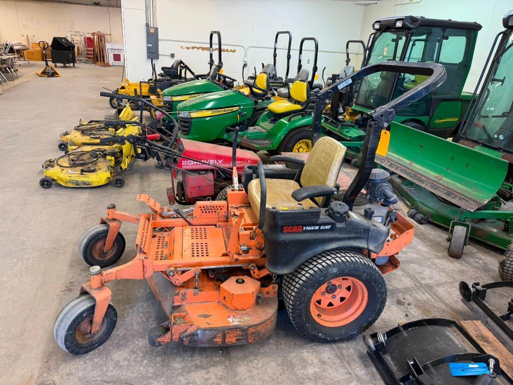 SCAG Tiger Cat Zero Turn Lawnmower, w/ Key, Runs