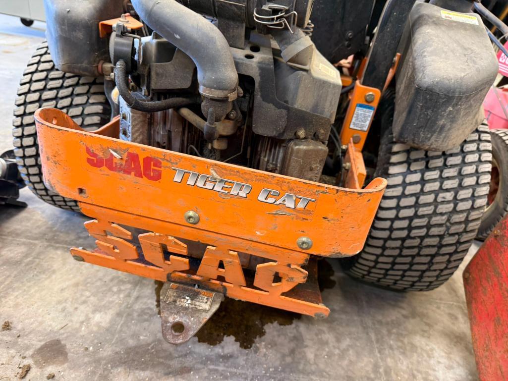 SCAG Tiger Cat Zero Turn Lawnmower, w/ Key, Runs