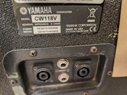 Yamaha CW118V Subwoofers, Lot of 2