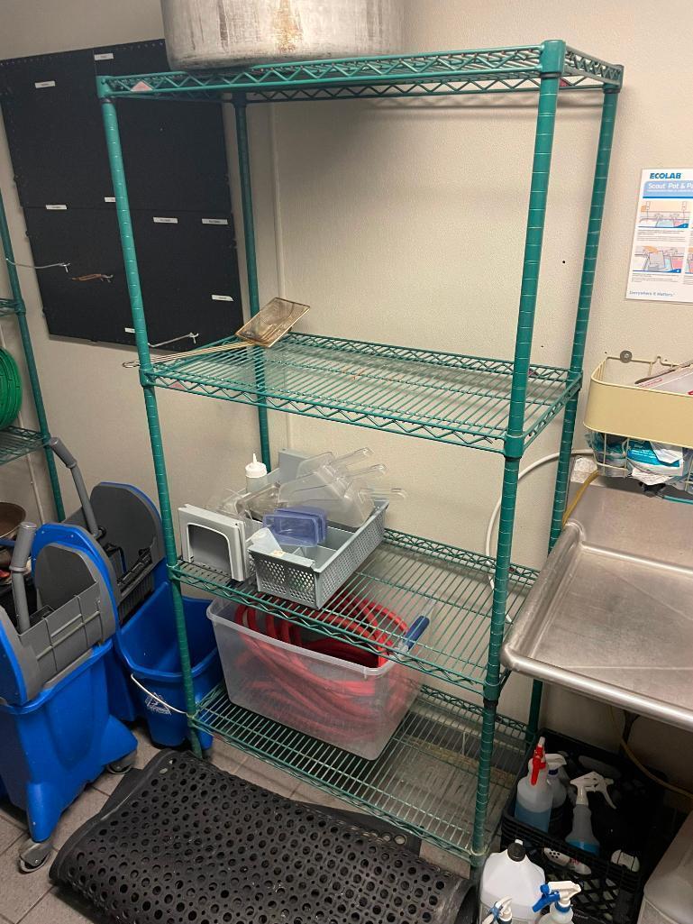 Metro Dunnage Storage Rack / Shelf, Green Epoxy, See Images for Dimensions