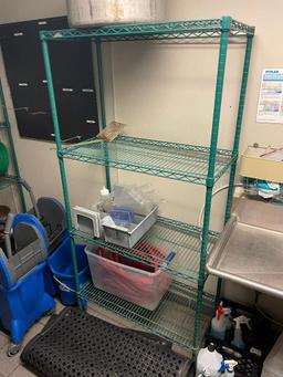 Metro Dunnage Storage Rack / Shelf, Green Epoxy, See Images for Dimensions