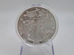 2022-W American Eagle Burnished Type2 Silver Dollar