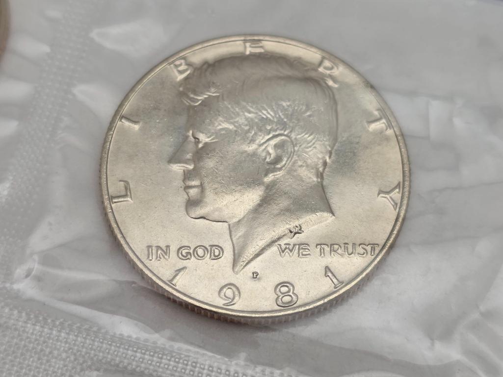 1981-P Mint Set Penny w/ no mint mark