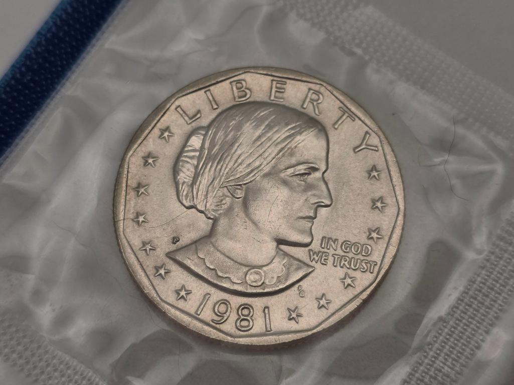 1981-P Mint Set Penny w/ no mint mark