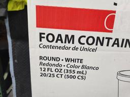Foam Containers and Lids