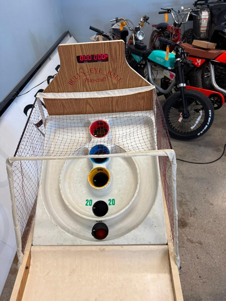 Used Skeeball Machine - Bullseye Ball by PlayCraft - Works great and super fun!