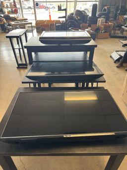 Bundle of Three Flat Screen TVs - Vizio 40" D40F-G9 (x2) & Sharp 32" LC-32SB220U