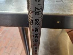 Stainless Steel Prep Table w/ Lower Shelf, 32in x 32in x 36in