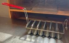 Taco Shell Fryer Basket, 6 Shell Capacity