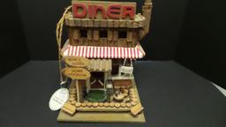 Mom's Diner Crafted Birdhouse Creation
