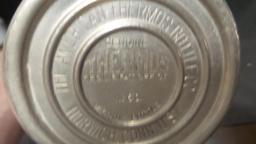 Diner Collection, Diner Mite Folding Lunch box and vintage Thermos Brand , Popeye Bobblehead