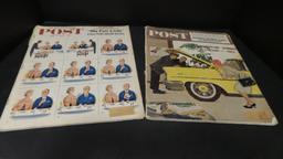 50's Magazines, Pin up Covers, An edition of esquire with a pin-up Calendar and Other old photos