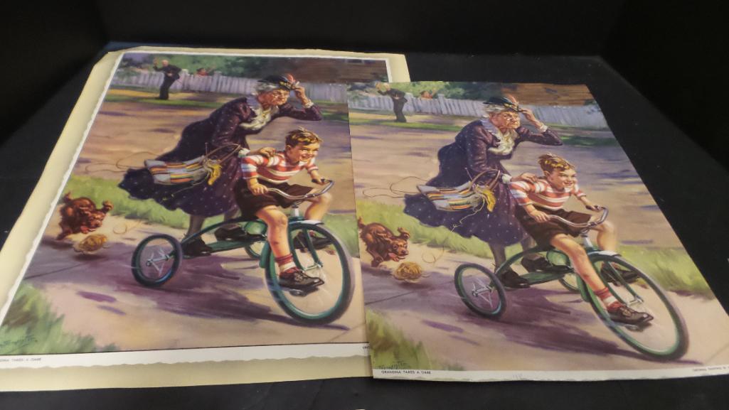 50's Magazines, Pin up Covers, An edition of esquire with a pin-up Calendar and Other old photos