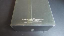 Franklin Toiletry Heavy Brass Razor and Wall Mount Hanger