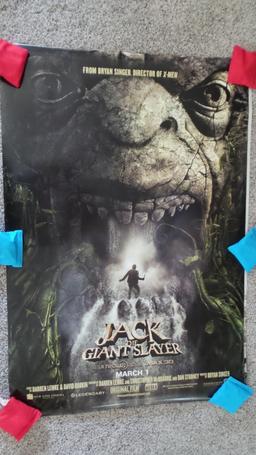 5 Movie Posters Double Sided- Original See Photos- Standard Size 27 X 40