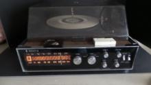 Vintage Zenith Stereo -Includes aux-8 track Player-Case w/keys