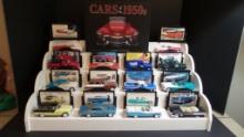 Cars Of The 1950's Display- Cars, Matching billboard Ad, Reference book
