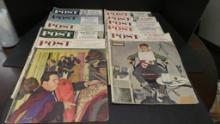 10 Vintage Saturday Evening Post Magazines