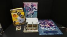 Rams Diner LIGHTUP- With Kurt Warner Items and Marshall Faulks