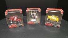 Coca-Cola 3 Accessory pieces -Licensed Product - Town Square Collection - Pick Up- Taxi- Bowling