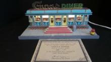 Roadside Diner Light Up "Gina's Diner" Complete with Box & COA #1 of 2 in Auction Lefton Roadside