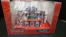 Coca-Cola Ginny's Diner- LIGHT UP fiber optic- Color Change Town Square Collection