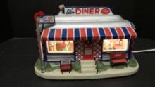 Coca-Cola Ed's Diner- LIGHT UP WITH ANIMATION- Main Street Collection