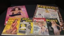 50's Magazines, Pin up Covers, An edition of esquire with a pin-up Calendar and Other old photos
