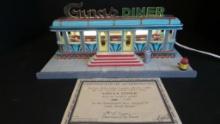 Roadside Diner Light Up "Gina's Diner" Complete with Box & COA - # 2 of 2 Lefton Roadside Collection