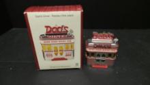 Heirloom Christmas Ornament- DAD's Diner - Lights up with tree lights