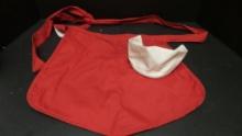 Woolworth Diner waitress apron & hair Clip - ( Companion to Listing item 8 & 9)