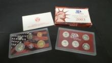 2003- US MINT SILVER - 10 Coin Proof Set