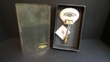 Franklin Toiletry Heavy Brass Razor and Wall Mount Hanger