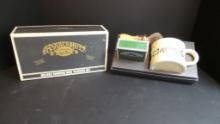 Vintage Deluxe Mug'N Brush Shaving Set- New old Stock