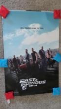 5 Movie Posters Double Sided- Original See Photos- Standard Size 27 X 40
