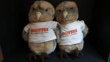 Set Of Rare Owls From Hooters Casino hotel In Las Vegas