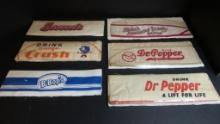 6 - Soda Fountain/Diner Cooks Hats- 2 are Cloth-BeePops Drive-in Omaha & UpScale grocery in Memphis