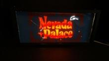 Las Vegas Slot Machine Light- Nevada Palace Hotel Casino Las Vegas- Bally Slot Machine Front Glass