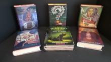 5 Hardbound books from the "This Book is Secret" Series + Midnight Library series - 3 paperbacks in