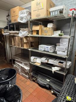 Lot of 2, HD Restaurant Shelving Units, 73in x 48in x 24in - Sold 2x $