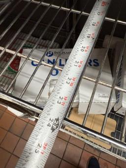 Lot of 2, HD Restaurant Shelving Units, 73in x 48in x 24in - Sold 2x $