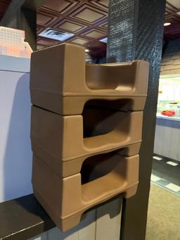 Lot of 3, Carlisle Booster Chairs