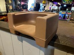 Lot of 3, Carlisle Booster Chairs