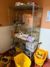 Chrome Dunnage Shelving Unit
