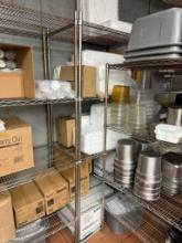 HD Chrome Restaurant Shelving Unit, 86in x 24in x 36in
