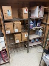Lot of 2, HD Restaurant Dunnage Shelving Units, 58in x 16in x 28in